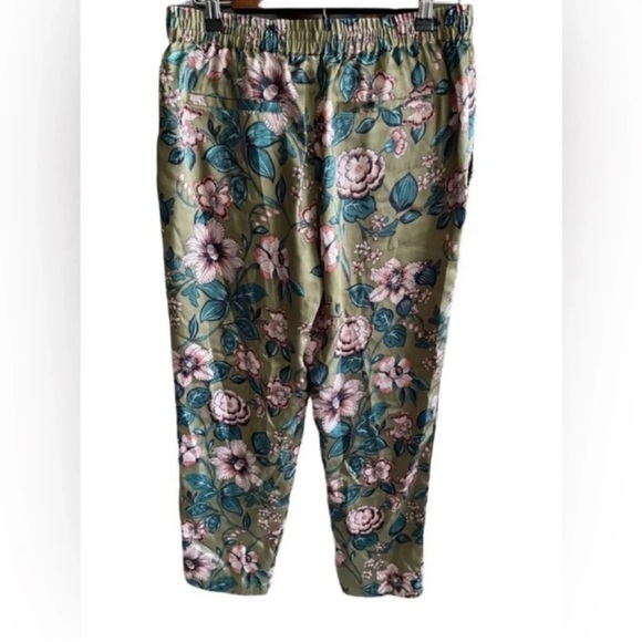 RALPH LAUREN Floral Print Twill Elastic Waist Pants Size 6 - Picture 6 of 12